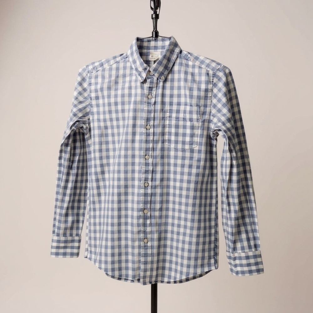 Crewcuts Boys Long Sleeve‎ Button Down Shirt Size 14